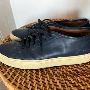 common projects navy sneakers